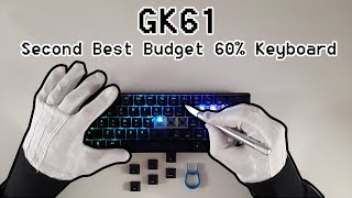 GK61 BLUE SWITCH Sound Test GATERON OPTICAL Fastest Keyboard Best Budget 60% Keyboard ASMR Unboxing