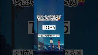 初デートのお店選びで避けたいNG例ランキング #恋愛 #恋愛相談 #初デート #NG #お店