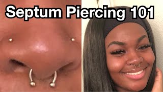 Septum Piercing 101: Pain, Cost, Healing Time, etc | Watch This Before Getting a Septum Piercing |
