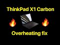 Lenovo ThinkPad X1 Carbon overheating fix