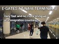 e gate at naia terminal 3 philippines arrival ofw on vacation