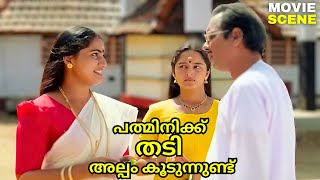 പത്മിനിക്ക് തടി അല്പം കൂടുന്നുണ്ട് | Sallapam Malayalam Movie Scene | Dileep | Manju Warrier