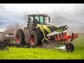 Xxl Ploughing In Europe With Claas Xerion 5000 And Gregoire Besson 16 Furrow