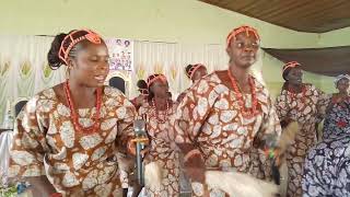 @taptv14 Oge Anilopa Cultural Troupe performing during the launching of d Maiden Album of Afayemi