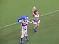 2017.9.24 ナゴドファイナルの広戦５回終了後 ドアラとチアドラのダンスパフォーマンス♪