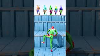 GTA 5 Epic Water Ragdolls | Spider-Man Jumps / Fails ep.114 #shorts