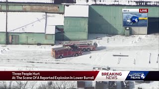 Explosion reported at Westmoreland County steel plant; 3 injured