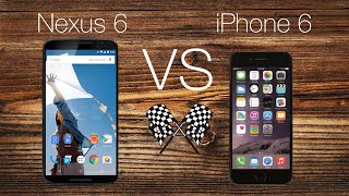 Nexus 6 vs iPhone 6/6 Plus Speed Test!