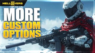 Helldivers 2 New Expanded Weapon Lab Customization With Update