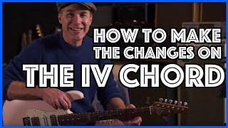 Can you outline the IV Chord? Use this arpeggio to 'make changes' in a Blues! Guitar Lesson Tutorial