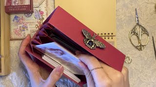 [ASMR]  2ページをコラージュする｜collage, unboxing, Relaxing sounds | コラージュ,開封動画,紙の音,睡眠,作業動画 |