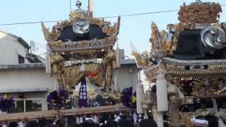 2012 平成24年　播州網干　魚吹八幡神社宵宮　網干駅前　高田2