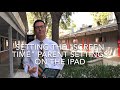 Using the Screen Time Parental Controls in the iPad
