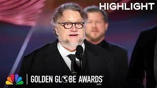 Guillermo del Toro’s Pinocchio Wins Best Animated Motion Picture | 2023 Golden Globe Awards on NBC