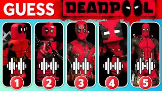 Guess Deadpool Dance And Song by Their Voice #2 ~ All Deadpool Variants | Ultimate Deadpool Quiz