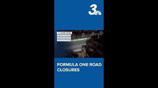 Formula One construction prompts road closures in Las Vegas