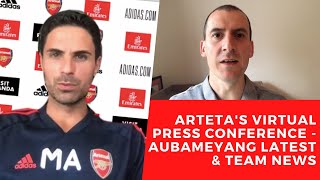 Arsenal press conference: Arteta on new deals for Aubameyang and Saka, team news and Nketiah