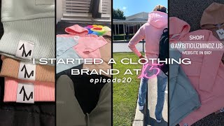 I DECIDED TO START A CLOTHING BRAND AT THE AGE OF 15…