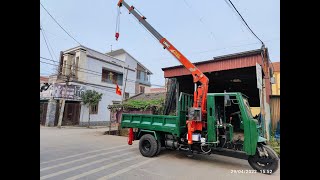 Nhật Hoàng - Giới Thiệu Xe Cẩu UNIC 290 Đẹp Siêu Lòng Người tiện lợi như xe 3 bánh đi ngõ nhỏ tốt