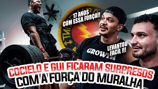 COCIELO E GUI FICARAM CHOCADOS COM O MURALHA - 17 ANOS COM ESSA FORÇA !!!