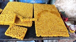 Boondi mithai recipe | how to make boondi mithai chikki recipe | Indian sweet recipes