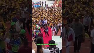 WATCH: President Ferdinand ''Bongbong'' Marcos Jr. arrives at the Cebu City Sports Center