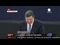 barroso s state of the union address 2013 recorded live feed