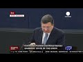 barroso s state of the union address 2013 recorded live feed