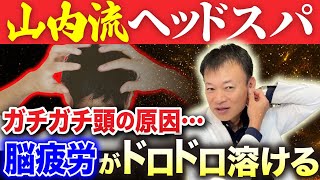 【ガチガチ頭を即解放】自律神経も整って脳疲労も首こりも解けるように消えていく！奥義・山内流ヘッドスパ