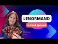 Lenormand 5-Card Spread for Beginners: How to Read and Use It