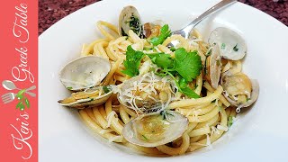 Spaghetti and Clams In Ouzo Sauce