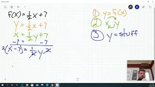 Algebra 1 - Inverse Functions - Example 13