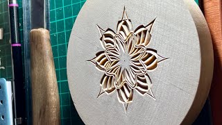 Snowflake of 2023 || Chip carving process