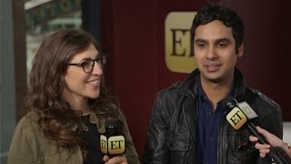 'Big Bang Theory' Stars Mayim Bialik and Kunal Nayyar Spill Season 9 Scoop