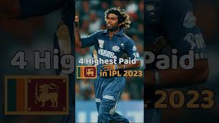 4 Highest Paid Sri Lankan players in IPL 2023 #ipl