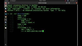 Disarium number in python