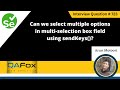 Select multiple options in multi-selection box using sendKeys() (Selenium Interview Question #723)