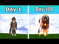 I Survive 1 to 100 day on skyblock (Blockman go)