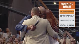 Bishop TD Jakes is doing well after unexpectedly leaving Sunday service