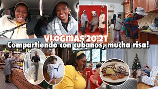 VLOGMAS 20,21🎅 COMPARTIENDO CON AMIGOS CUBANOS😊 DEMASIADA RISA🤣 COCINANDO JUNTAS🏡 | 20,21 Dic 2024