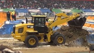 Cat Construction Equipment at Monster Jam