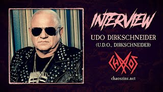 Interview with Udo Dirkschneider about his past with Accept, Lemmy and U.D.O.'s future plans