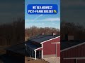 Midwest Post-Frame Builder #polebarn #postframeconstruction  #polebarnconstruction #shorts