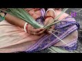 dates palm leaf mat chatai making tutorial