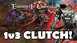 EPIC 1v3 Game Winning Clutch!! | Vainglory