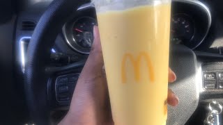 FREE LARGE “Mango 🥭 Pineapple 🍍 Smoothie McDonald’s McCafe Rewards