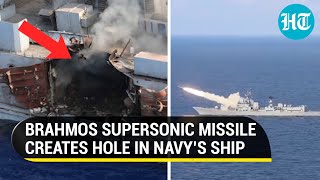 Power of BrahMos: How Supersonic missile created big hole in Indian Navy’s abandoned ship