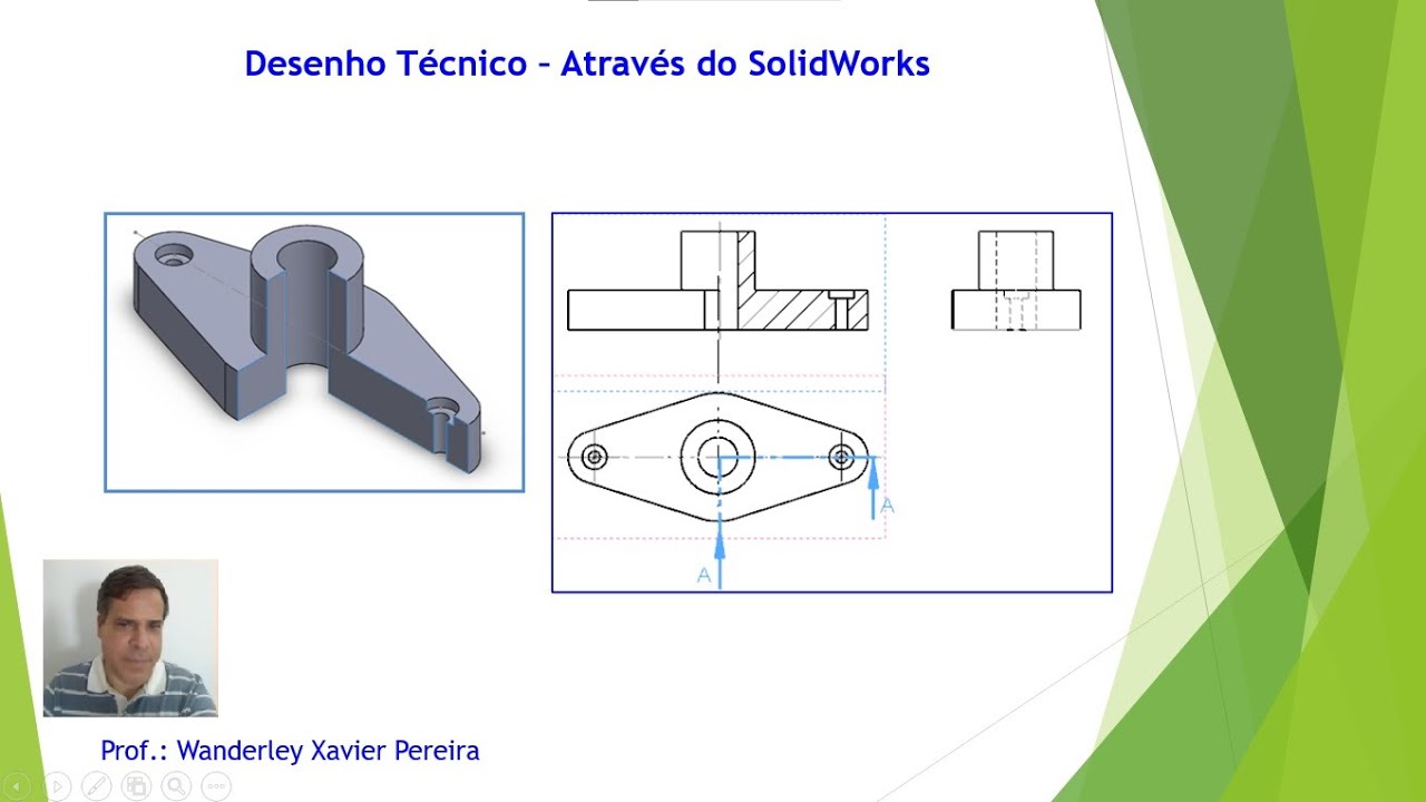 Desenho Tecnico Meio Corte Retoedu
