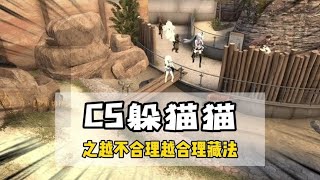 躲猫猫大挑战之越不合理越合理藏法#游戏 #csgo躲猫猫 #csgo #cs2 1