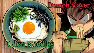 Tanjiros Udon Noodles from Demonslayer, Umai! 🍳🍜 #noodles #tanjiro #demonslayer #shorts
